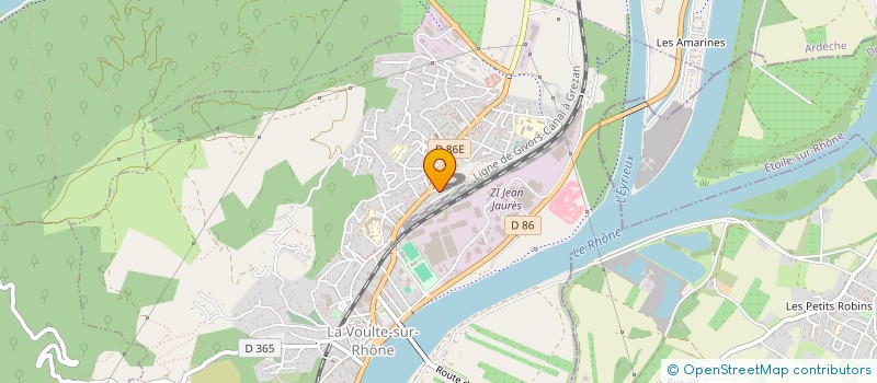 localisation de l'entreprise MONSIEUR LOIS AIZAC à LA VOULTE-SUR-RHONE