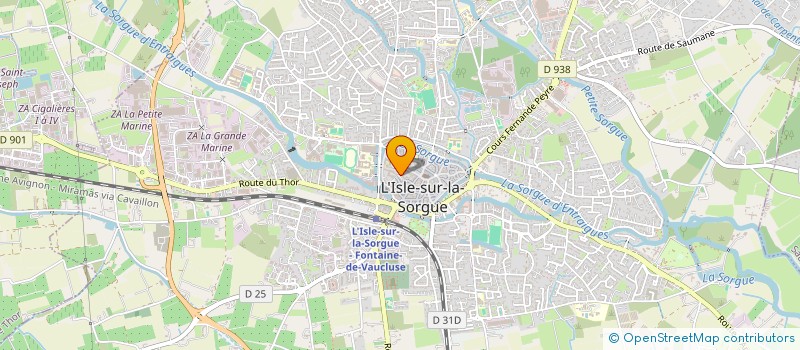 localisation de l'entreprise MONSIEUR LOIS AVAZERI  L'ISLE-SUR-LA-SORGUE