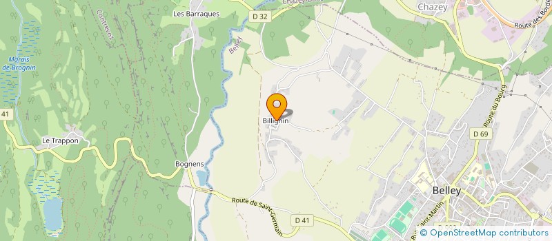 localisation de l'entreprise MONSIEUR LOIS BIGEARD à BELLEY