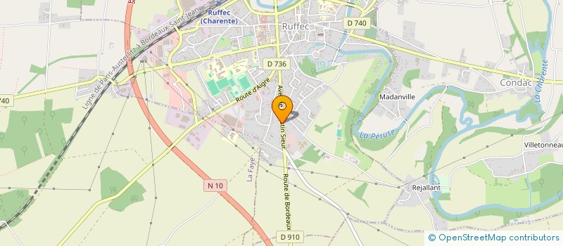 localisation de l'entreprise MONSIEUR LOIS BOUCHET  RUFFEC