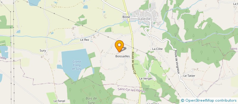 localisation de l'entreprise MONSIEUR LOIS CHAPARD  VALEILLE