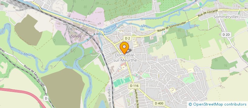 localisation de l'entreprise MONSIEUR LOIS CRETON  DOMBASLE-SUR-MEURTHE