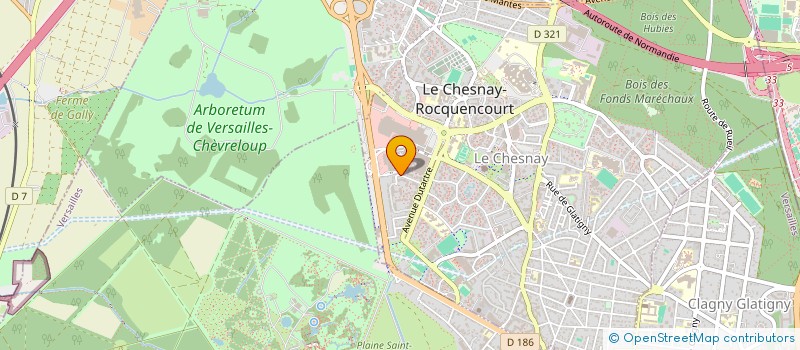 localisation de l'entreprise MONSIEUR LOIS DESJARDINS  LE CHESNAY-ROCQUENCOURT