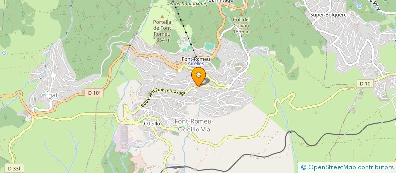 localisation de l'entreprise MONSIEUR LOIS GADEL  FONT-ROMEU-ODEILLO-VIA