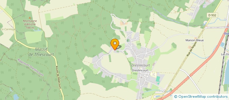 localisation de l'entreprise MONSIEUR LOIS HARDY  RIBECOURT-DRESLINCOURT