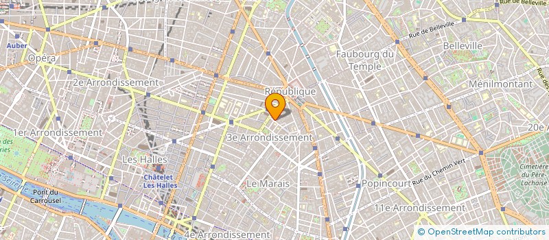 localisation de l'entreprise MONSIEUR LOIS MIRAUX à PARIS