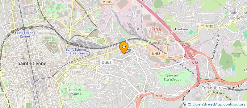 localisation de l'entreprise MONSIEUR LOIS MOREIRA à SAINT-ETIENNE