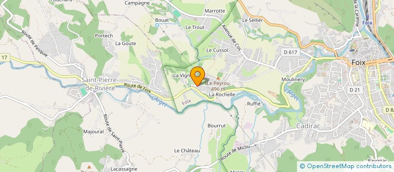 localisation de l'entreprise MONSIEUR LOIS OLIVARES à FOIX
