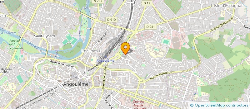 localisation de l'entreprise MONSIEUR LOIS PAUSE à ANGOULEME