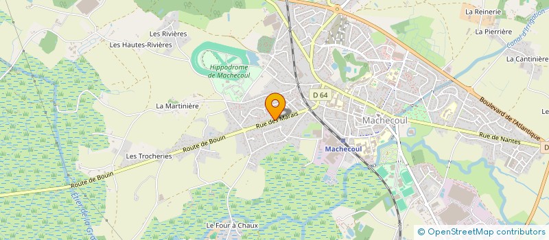 localisation de l'entreprise MONSIEUR LOIS PEAUDEAU  MACHECOUL-SAINT-MEME