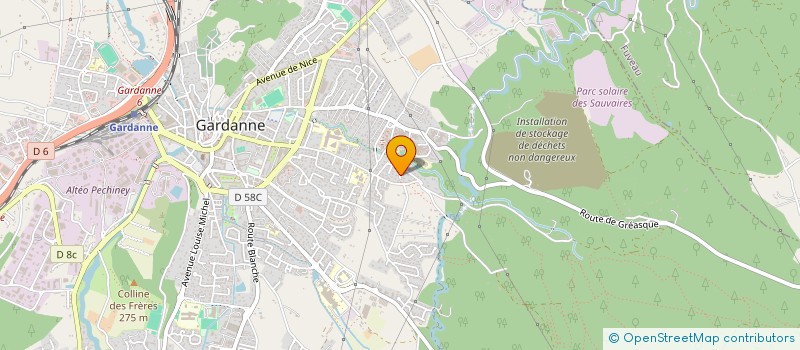 localisation de l'entreprise MONSIEUR LOIS PIRON  GARDANNE