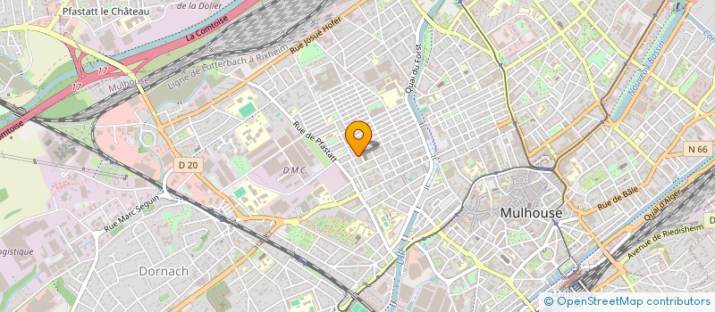 localisation de l'entreprise MONSIEUR LOIS PLATOF  MULHOUSE