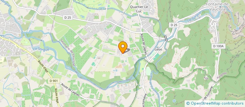 localisation de l'entreprise MONSIEUR LOIS ROCAGEL  SAUMANE-DE-VAUCLUSE