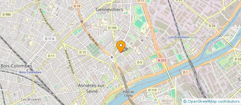 localisation de l'entreprise MONSIEUR LOKMAN AMABLE à GENNEVILLIERS