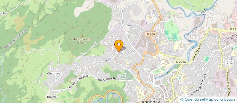 localisation de l'entreprise MONSIEUR LOKMAN SEKMEN à ANNONAY