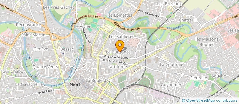 localisation de l'entreprise MONSIEUR LOKMANE BOUHALI  NIORT