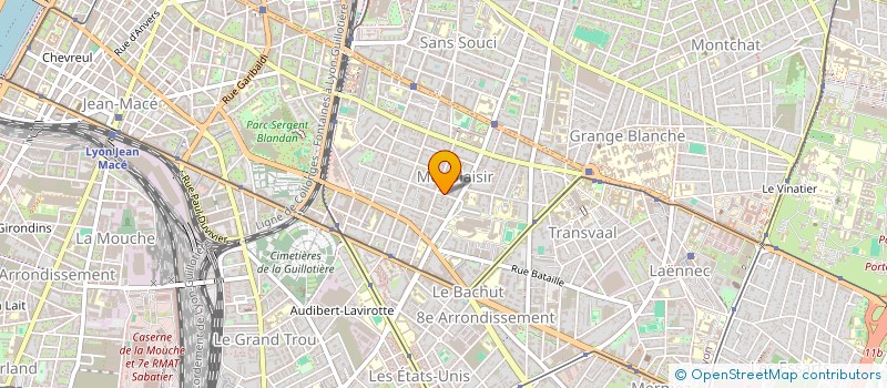 localisation de l'entreprise MONSIEUR LOKMANE EL KANBOUI  LYON