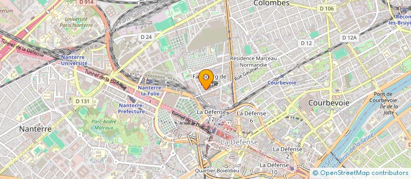 localisation de l'entreprise MONSIEUR LOKMEN MESSAOUDI à COURBEVOIE