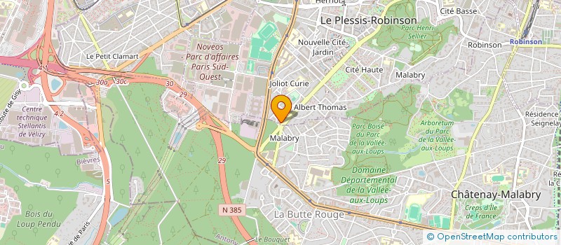 localisation de l'entreprise MONSIEUR LOKO BENDO à LE PLESSIS-ROBINSON