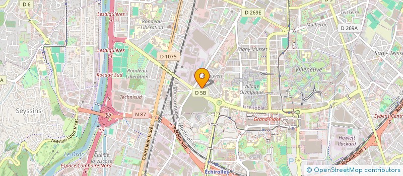 localisation de l'entreprise MONSIEUR LOKONDA BAKOYENE à GRENOBLE