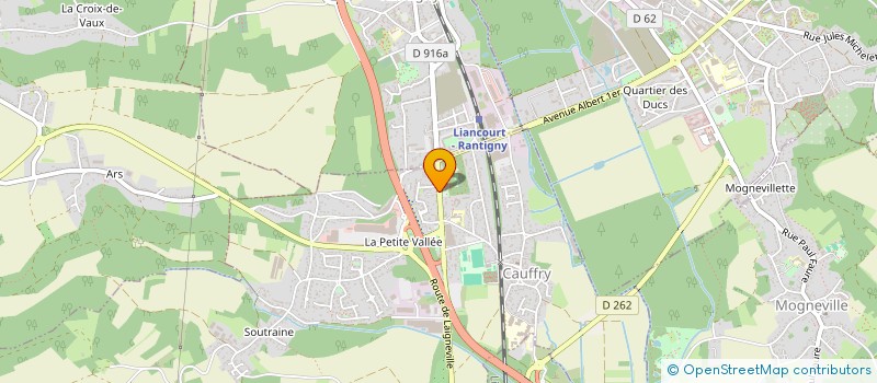 localisation de l'entreprise MONSIEUR LOKUA-NKENI LOKONDA  CAUFFRY