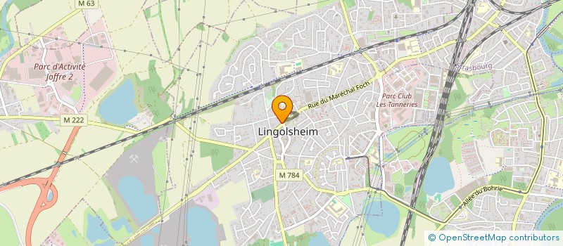 localisation de l'entreprise MONSIEUR LOKY DONOVAN  LINGOLSHEIM