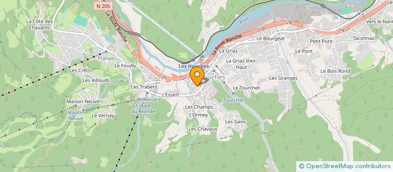 localisation de l'entreprise MONSIEUR LOMAN MOY  LES HOUCHES