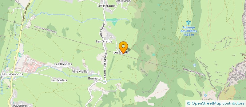 localisation de l'entreprise MONSIEUR LOMBARD ACHARD  LANS-EN-VERCORS