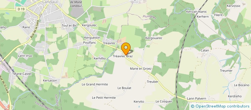 localisation de l'entreprise MONSIEUR LOMIG SEVELLEC  BRECH