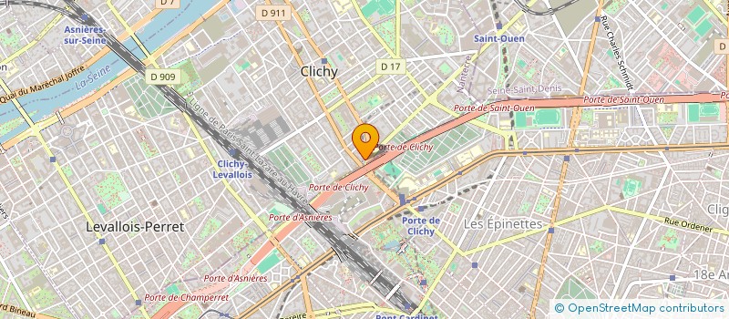 localisation de l'entreprise MONSIEUR LONG FREDERICK à CLICHY