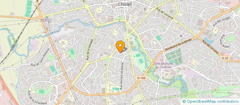 localisation de l'entreprise MONSIEUR LONG PHAM à CHOLET