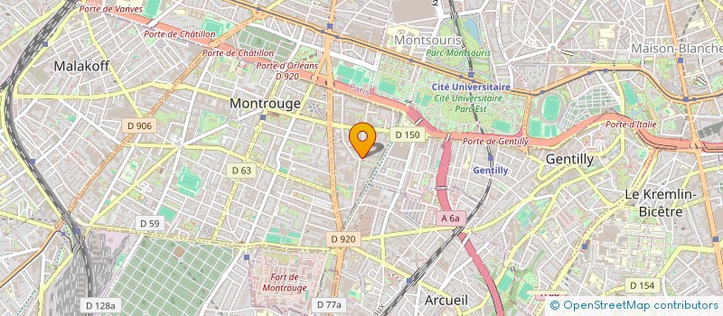 localisation de l'entreprise MONSIEUR LONG PHAM QUANG  MONTROUGE