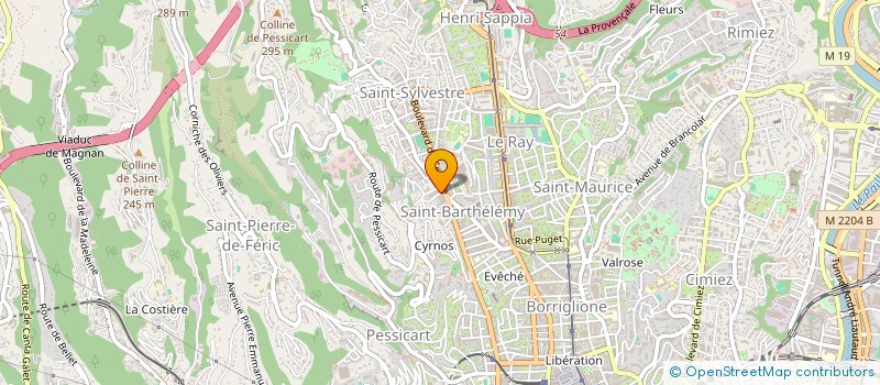 localisation de l'entreprise MONSIEUR LONNI BUGNICOURT  NICE