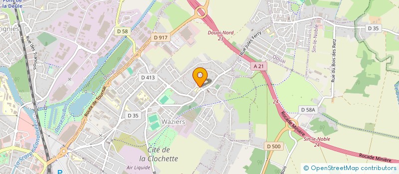 localisation de l'entreprise MONSIEUR LONUT VAJIAN  WAZIERS