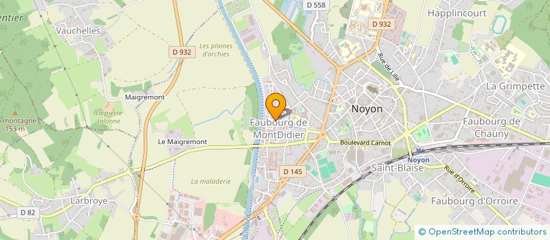 localisation de l'entreprise MONSIEUR LOPEZ NZINGANI à NOYON