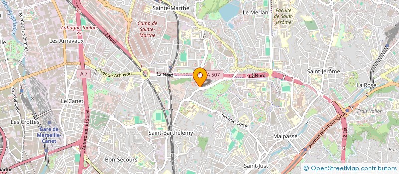 localisation de l'entreprise MONSIEUR LOQMANE SAHRAOUI à MARSEILLE