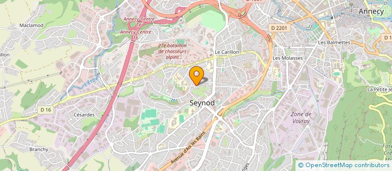 localisation de l'entreprise MONSIEUR LORAN QERINI à ANNECY