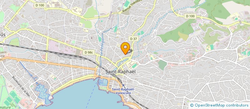localisation de l'entreprise MONSIEUR LORAND VARADI à SAINT-RAPHAEL