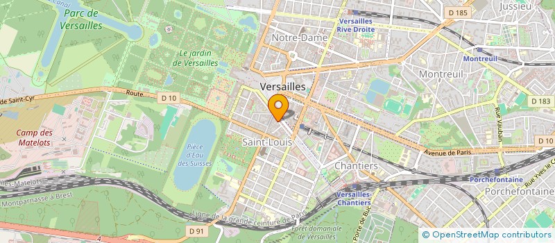 localisation de l'entreprise MONSIEUR LOREDAN GHIURA à VERSAILLES