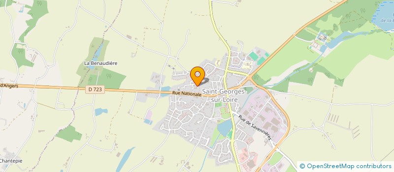 localisation de l'entreprise MONSIEUR LORENTIN LIEGE  SAINT-GEORGES-SUR-LOIRE