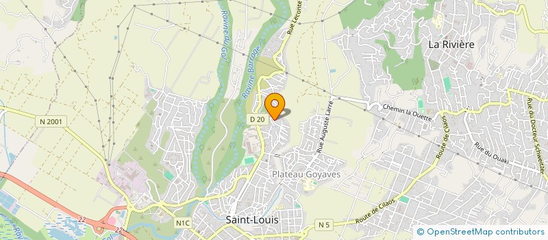 localisation de l'entreprise MONSIEUR LORENZI LATCHIMY  SAINT-LOUIS