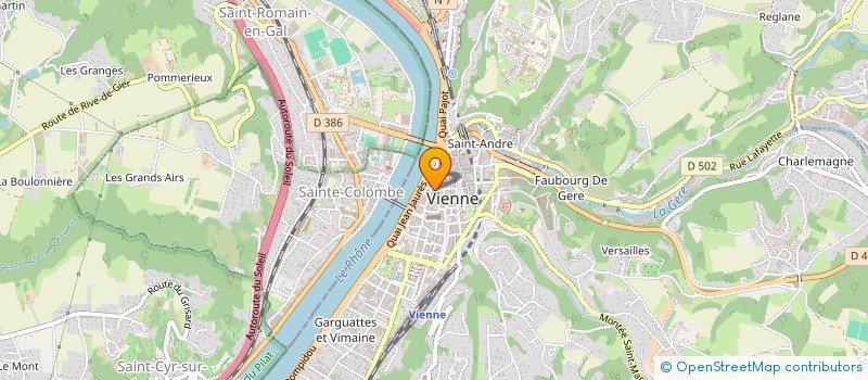 localisation de l'entreprise MONSIEUR LORENZO ALESSO à VIENNE