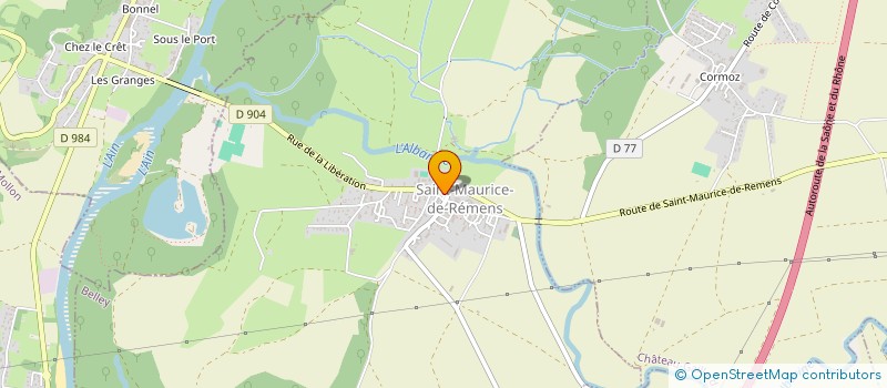 localisation de l'entreprise MONSIEUR LORENZO BATTAGLIA  SAINT-MAURICE-DE-REMENS