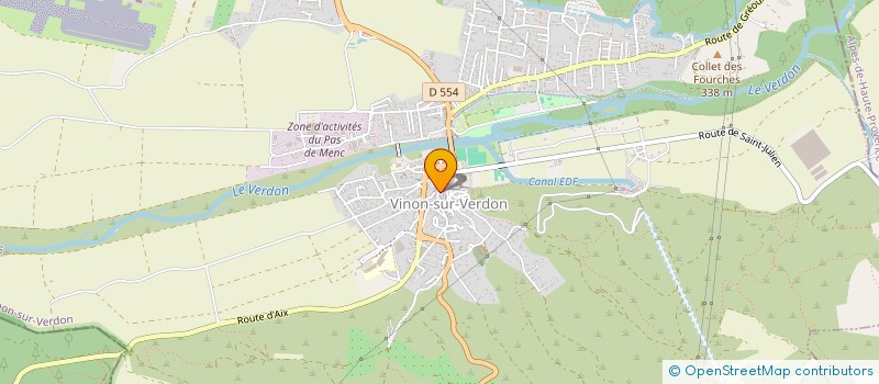 localisation de l'entreprise MONSIEUR LORENZO BERTHAULT  VINON-SUR-VERDON