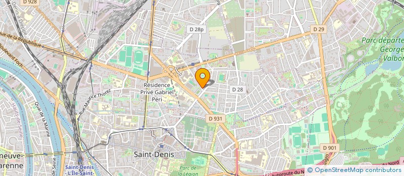 localisation de l'entreprise MONSIEUR LORENZO BEVILACQUA  SAINT-DENIS