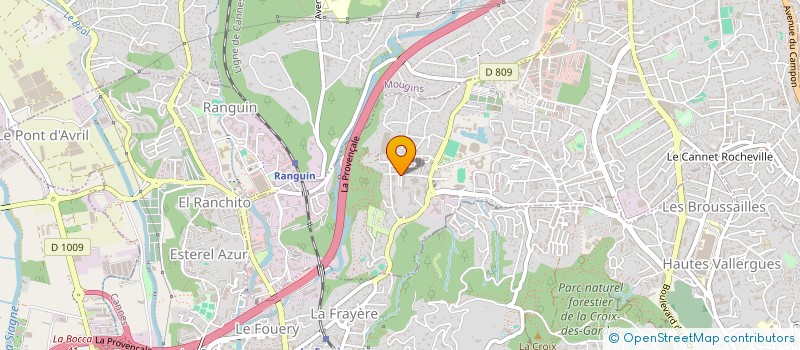 localisation de l'entreprise MONSIEUR LORENZO BOUGARD à LE CANNET