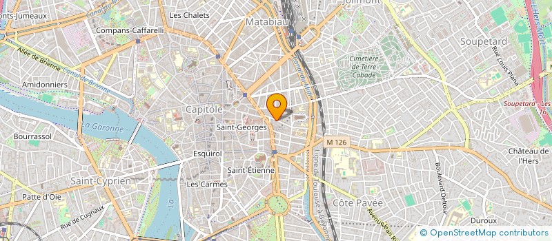 localisation de l'entreprise MONSIEUR LORENZO BOUILLOT  TOULOUSE