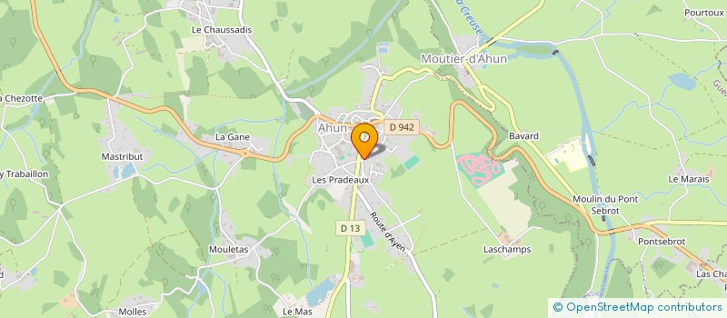 localisation de l'entreprise MONSIEUR LORENZO BOUSQUET  AHUN