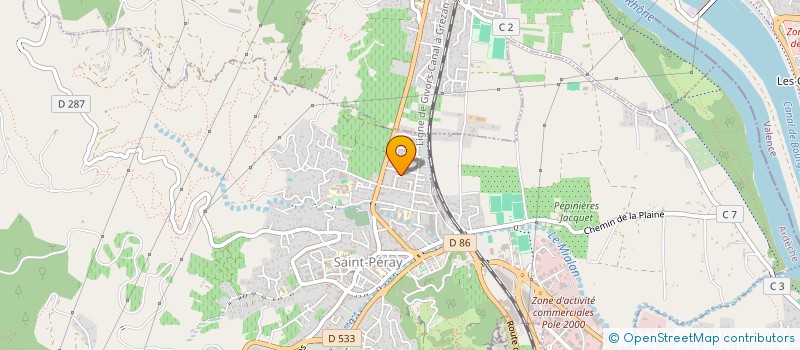 localisation de l'entreprise MONSIEUR LORENZO BOUTIERE  SAINT-PERAY