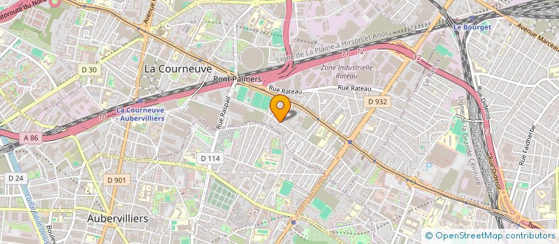 localisation de l'entreprise MONSIEUR LORENZO BURNOS à LA COURNEUVE
